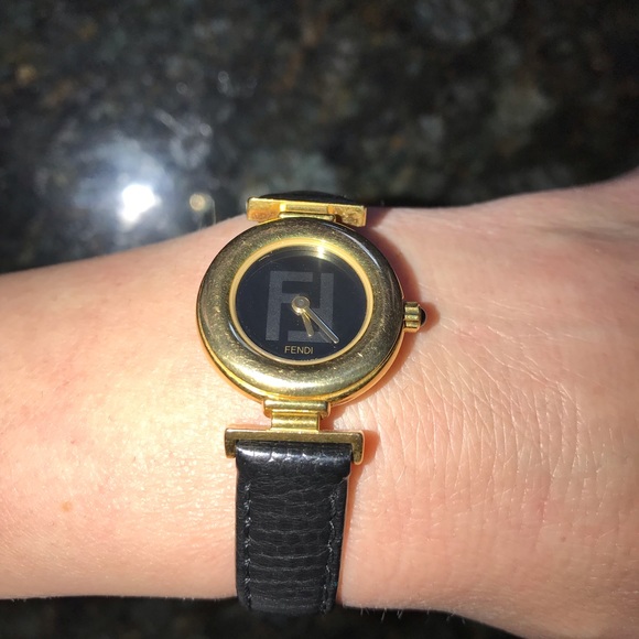 Vintage Fendi Gold Plated Watch